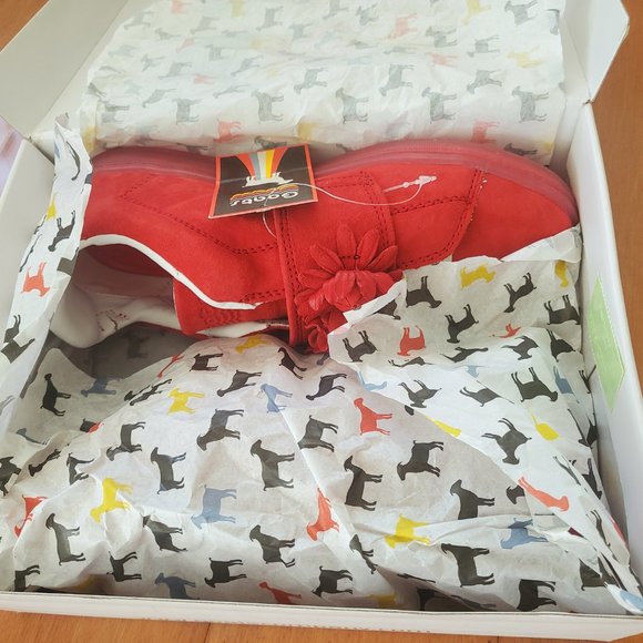 Red Suede Youth Sneakers by Goats , eu 36 - Picture 10 of 10